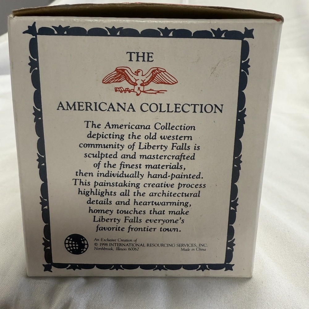 Liberty Falls Dawsons Stable & Fools Gold AH156 NEW Box‎ Christmas Village 1998 - Picture 4 of 6